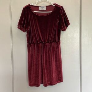 Stretchy velveteen dress